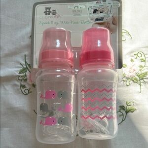Cribmates Pink Baby Bottles Set